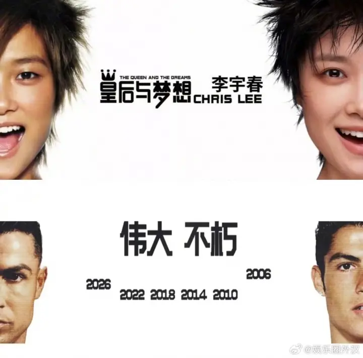 耐克C罗海报被指抄袭李宇春，律师：评判标准是接触+实质性相似