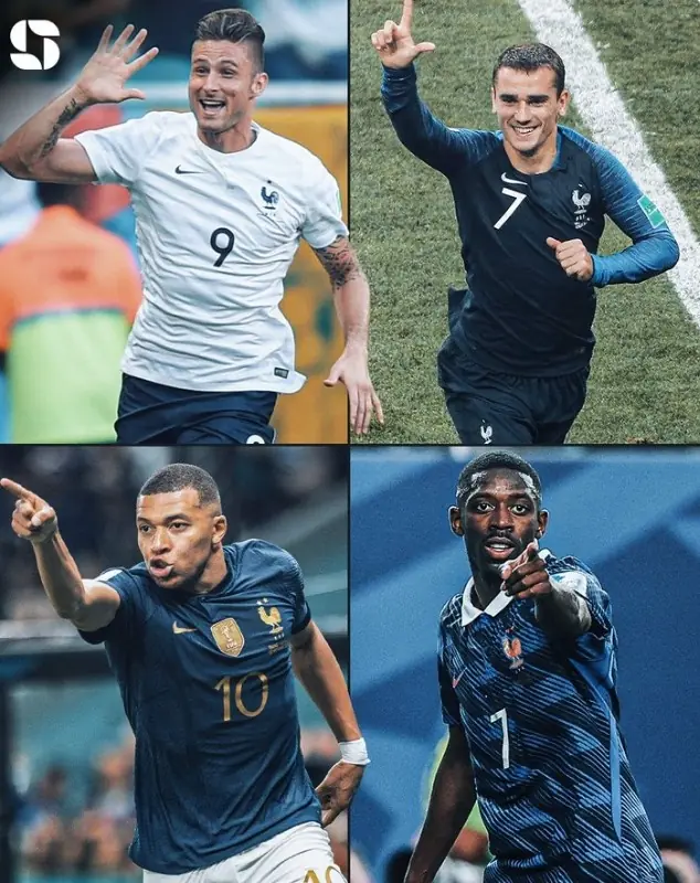 稳定表现！法国队在德尚带队的4届世界杯都能小组头名出线