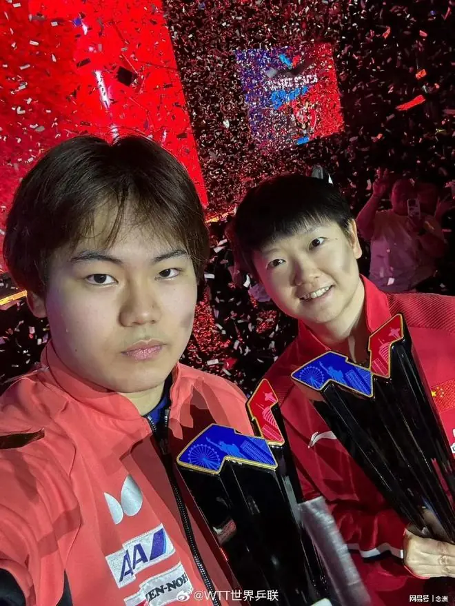 争议?松岛辉空与孙颖莎合影面无表情 大合照时曾刻意远离王楚钦