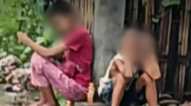 缅北密支那街头这一幕让人后背发凉！12岁男孩16岁女孩亲兄妹，光天化日做这事~