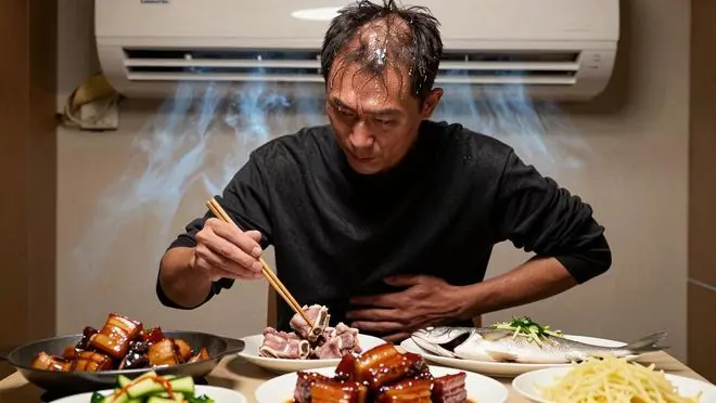 外甥女领回男友,宴席上他始终不碰热菜,我一番话让她果断分手