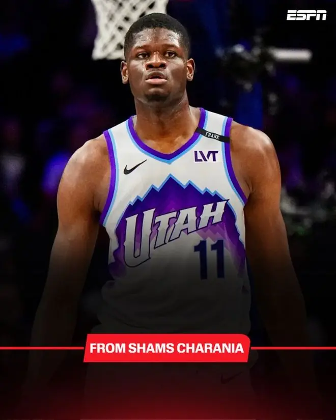 臂展怪留在NBA！班巴两年合同重返爵士 年仅28岁仍具高性价比