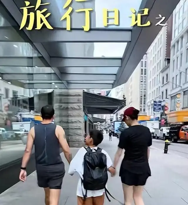 梅婷和满身纹身老公在波斯顿晨练，老公外表粗犷但非常温和