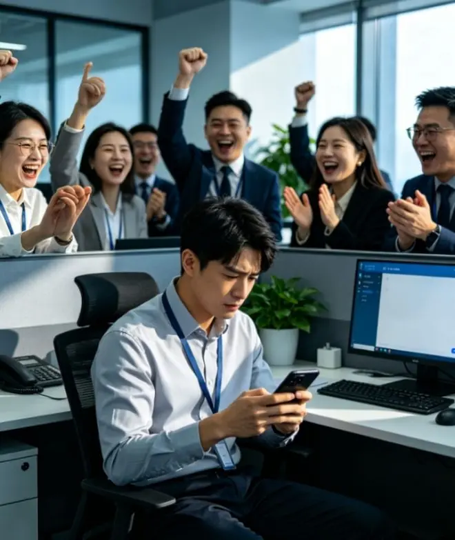 我年终奖50000，同事都拿25万，7天后总裁接到100个客户终止电话