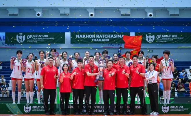 U18女排亚锦赛：中国6连胜卫冕5人最佳阵容 日本吞21年耻辱纪录