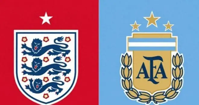 世界杯半决赛：英格兰1-0阿根廷 卫冕冠军危险 梅西被限制 期盼逆