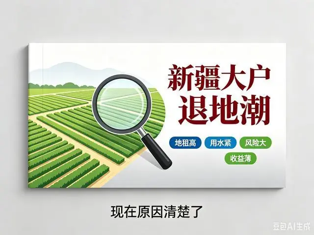 新疆多地出现退地现象，数百亩种植大户为何亏本也要离开