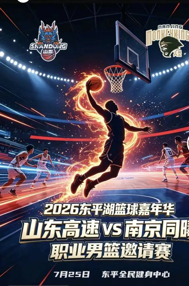 齐聚东平！7月25日东平湖篮球嘉年华上演山东高速VS南京同曦巅峰对决