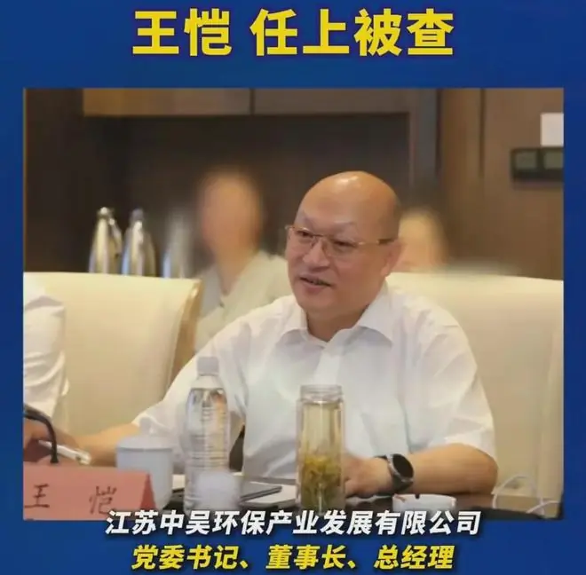 江苏环保集团原董事长方斌斌被查半年后，中吴公司董事长王恺被查