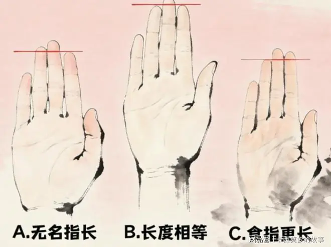 玄学分析：龙长虎短：无名指长于食指，这类人晚年有两种命运走向