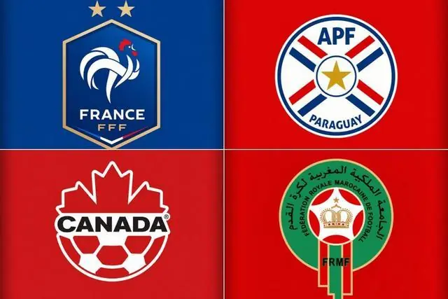 谁能进四强？世界杯1/4分区：法国vs巴拉圭，加拿大vs摩洛哥